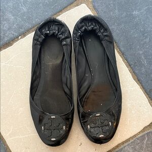 Tory Burch Black Ballet Flats